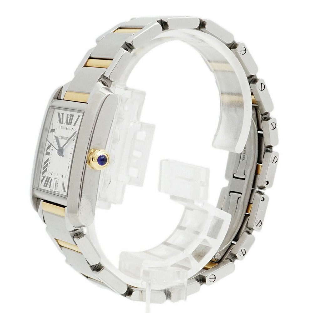 Cartier Tank Française LM W51005Q4 Silver Dial Watch for Men and Women - Picture 2 of 11